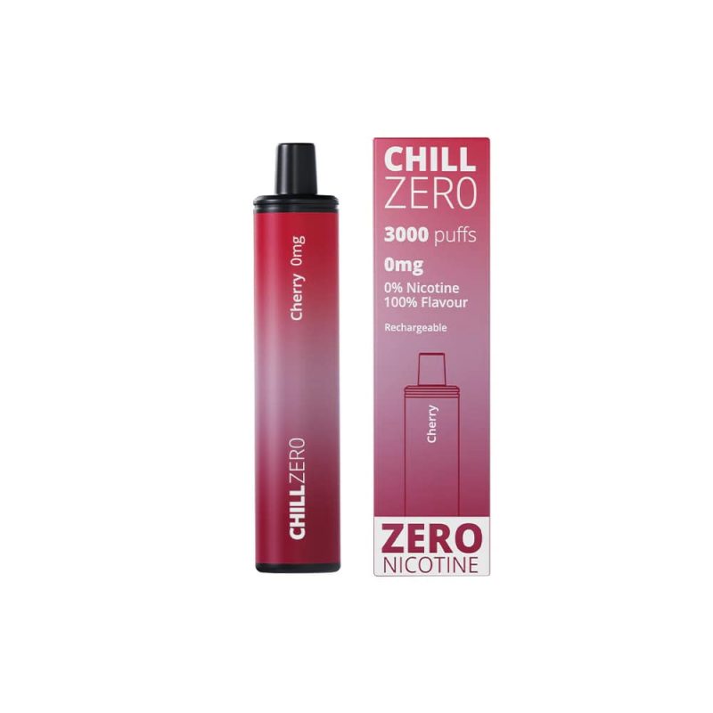 Chill ZERO 3000 Disposable Pod Kit - Cherry [0mg]