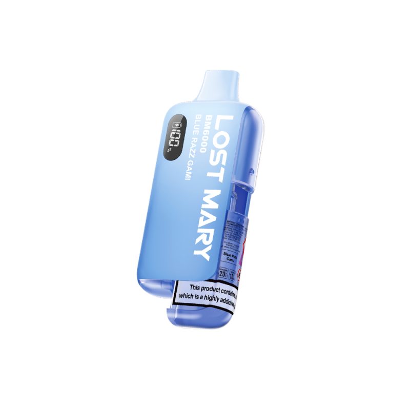 Lost Mary BM6000 Rechargeable Pod Kit - Blue Razz Gami [20mg]