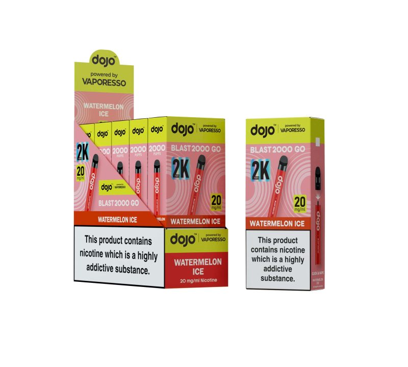 DOJO BLAST 2000 Go Kit (Powered by Vaporesso) - Watermelon Ice [20mg]
