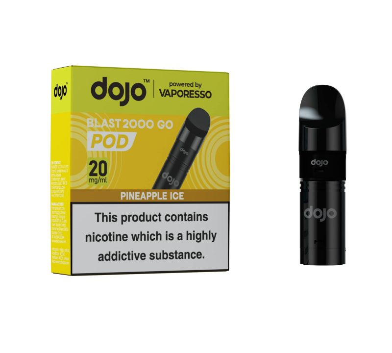 DOJO BLAST 2000 Go Pod & Refill (Powered by Vaporesso) - Pineapple Ice [20mg]
