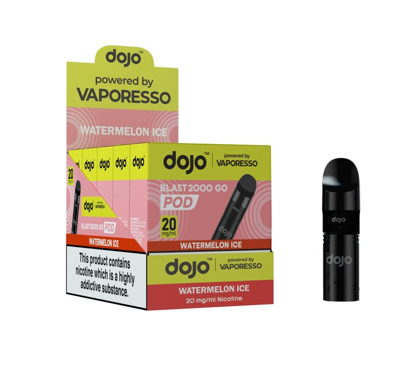 DOJO BLAST 2000 Go Pod & Refill (Powered by Vaporesso) - Watermelon Ice [20mg]