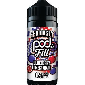 Doozy Vape - Seriously Pod Fill 2 - 100ml - Blueberry Pomegranate