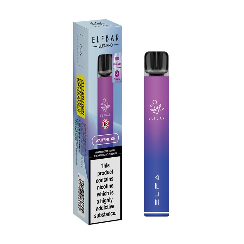 Elf Bar Elfa Pro Pre Filled Pod Kit - Aurora Purple [Watermelon 20mg]