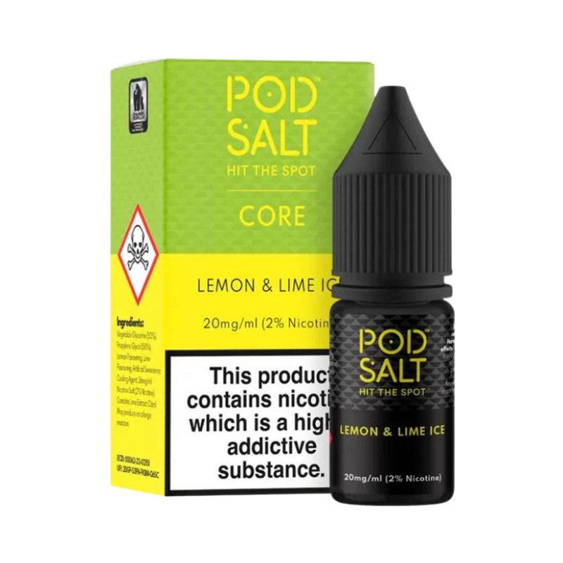 Pod Salt - Nic Salt - Lemon & Lime Ice [5MG]