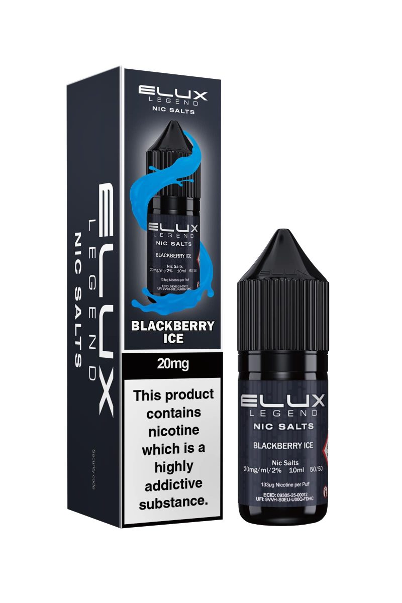 Elux - Nic Salt [Blackberry Ice 10mg]