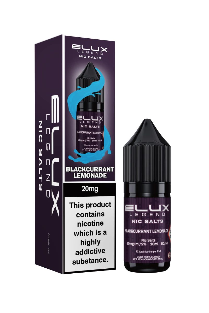 Elux - Nic Salt [Blackcurrant Lemonade 10mg]