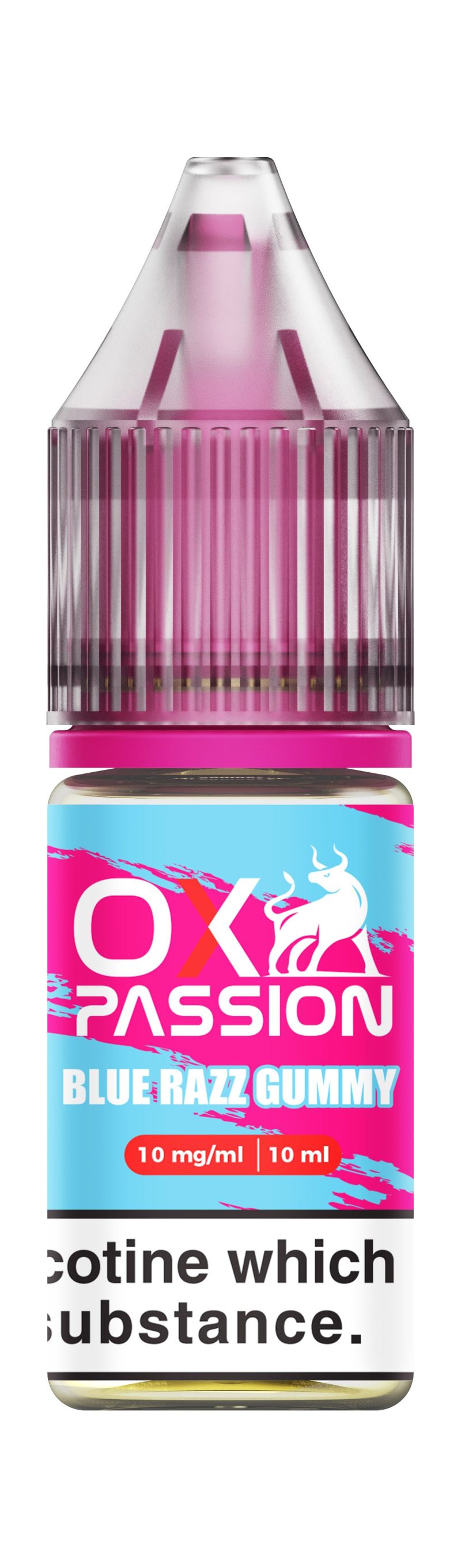 Ox Passion - Nic Salt [Blue Razz Gummy 10mg]
