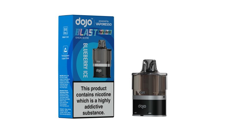 DOJO BLAST 6000 Pod & Refill (Powered by Vaporesso) [Blueberry Ice 10mg]