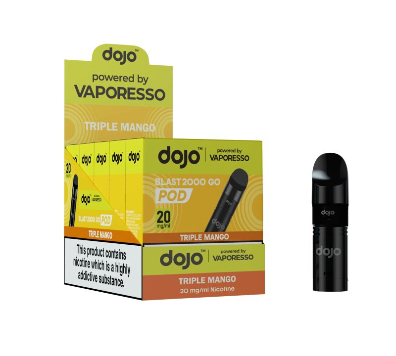 DOJO BLAST 2000 Go Pod & Refill (Powered by Vaporesso) - Triple Mango [20mg]