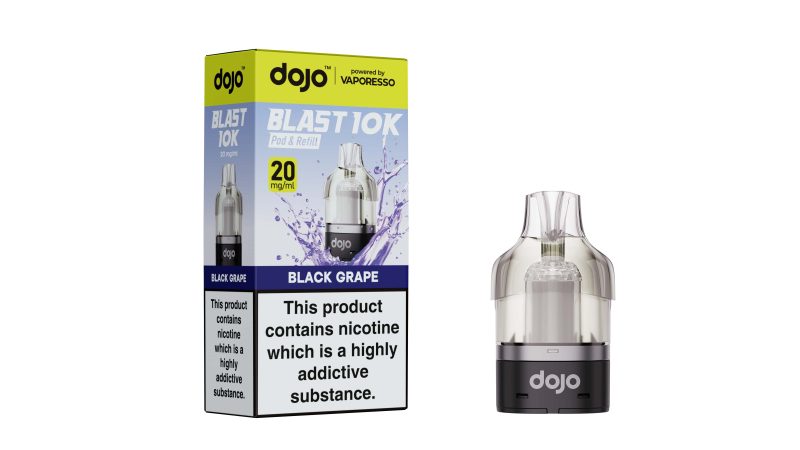 DOJO BLAST 10K Pod & Refill (Powered by Vaporesso) [Black Grape 20mg]