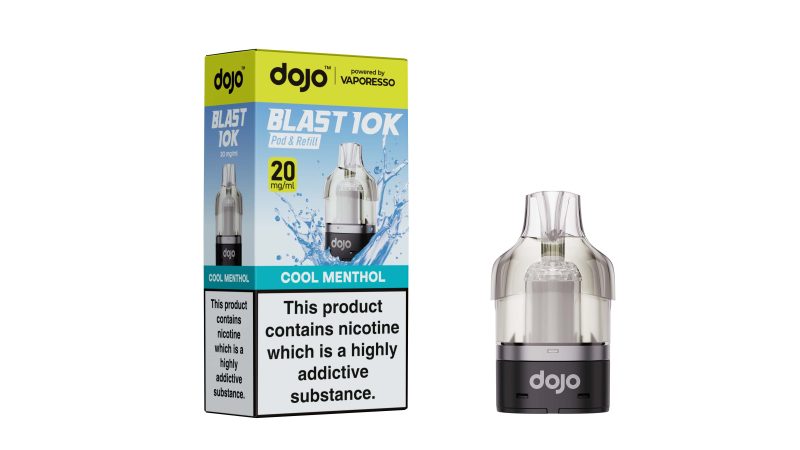 DOJO BLAST 10K Pod & Refill (Powered by Vaporesso) [Cool Menthol 20mg]