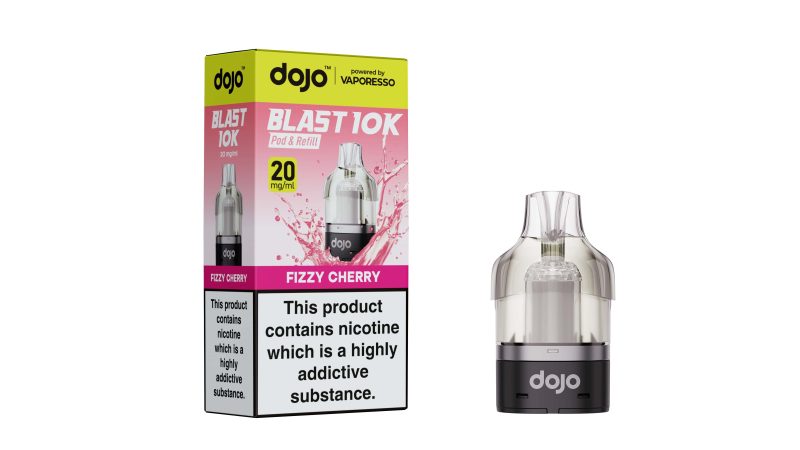 DOJO BLAST 10K Pod & Refill (Powered by Vaporesso) [Fizzy Cherry 20mg]