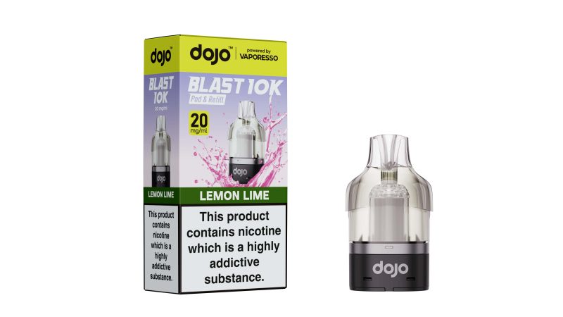 DOJO BLAST 10K Pod & Refill (Powered by Vaporesso) [Lemon Lime 20mg]