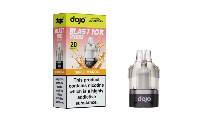 DOJO BLAST 10K Pod & Refill (Powered by Vaporesso) [Triple Mango 20mg]