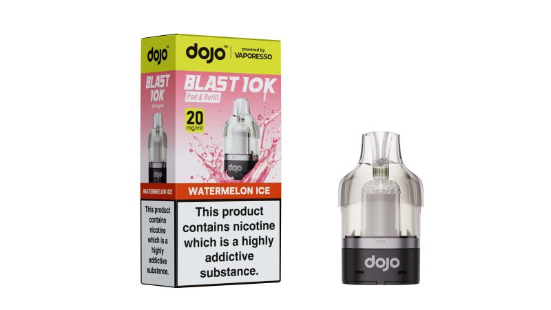 DOJO BLAST 10K Pod & Refill (Powered by Vaporesso) [Watermelon Ice 20mg]