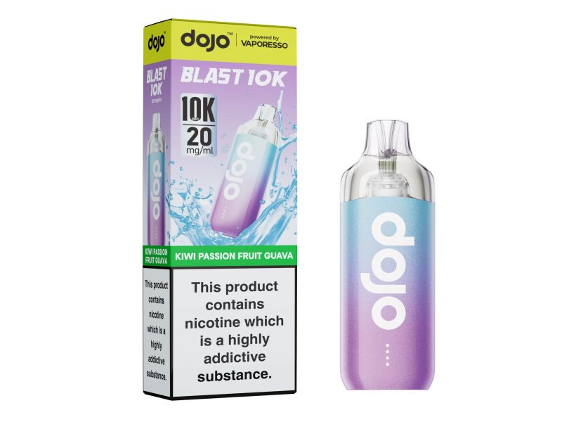 DOJO BLAST 10K Kit (Powered by Vaporesso) [Kiwi Passion Fruit Guava 20mg]