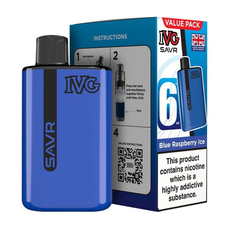 IVG Savr Pod Kit [Blue Raspberry Ice 20mg]