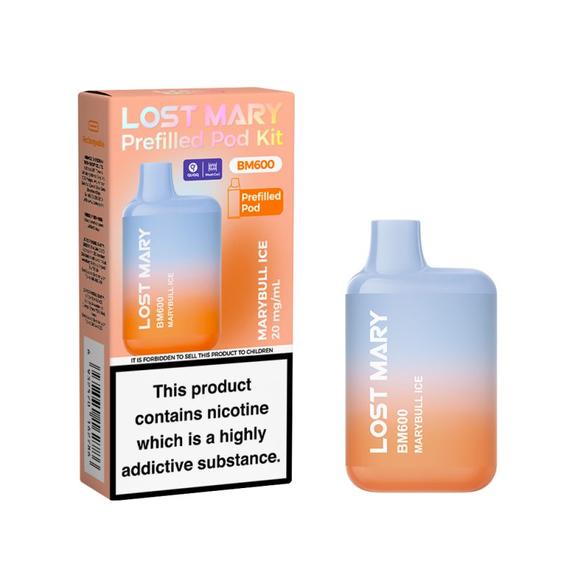 Lost Mary BM600 Pre Filled Pod Kit [Marybull Ice 20mg]