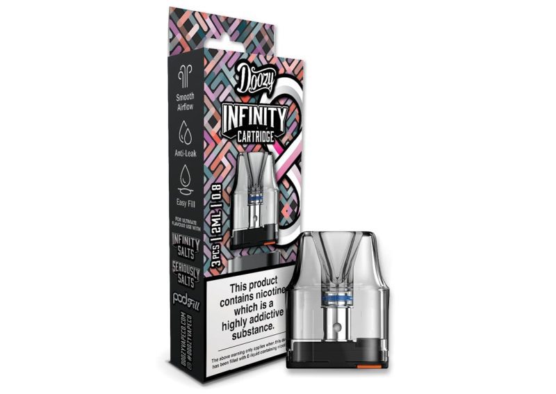 Doozy Vape Infinity Replacement Pod - 3 Pack [0.8ohm]