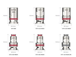 Vaporesso GTX Coils - 5 Pack [0.8ohm Mesh]