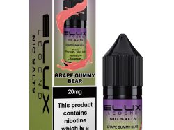 Elux - Nic Salt [Grape Gummy Bear 20mg]