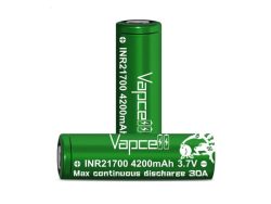 Vapcell 4200mAh INR 21700 Battery