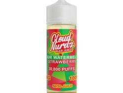 Cloud Nurdz - 100ml - Sour Watermelon Strawberry