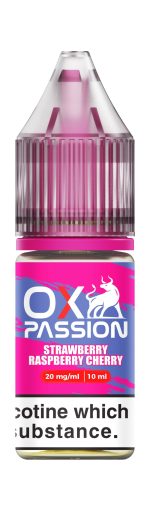 Ox Passion - Nic Salt [Strawberry Raspberry Cherry 20mg]