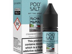 Pod Salt Fusion - Nic Salt -  Charlies Chalk Dust Pacha Mama Strawberry Kiwi Ice [11MG]