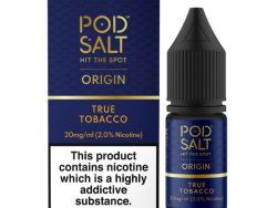 Pod Salt Origin - Nic Salt - True Tobacco [11MG]