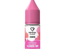 Crystal Clear Bar Salt - Nic Salt - Strawberry Ice Cream [20mg]