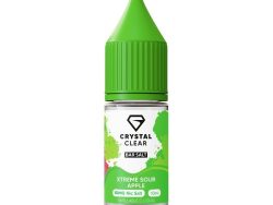 Crystal Clear Bar Salt - Nic Salt - Xtreme Sour Apple [20mg]