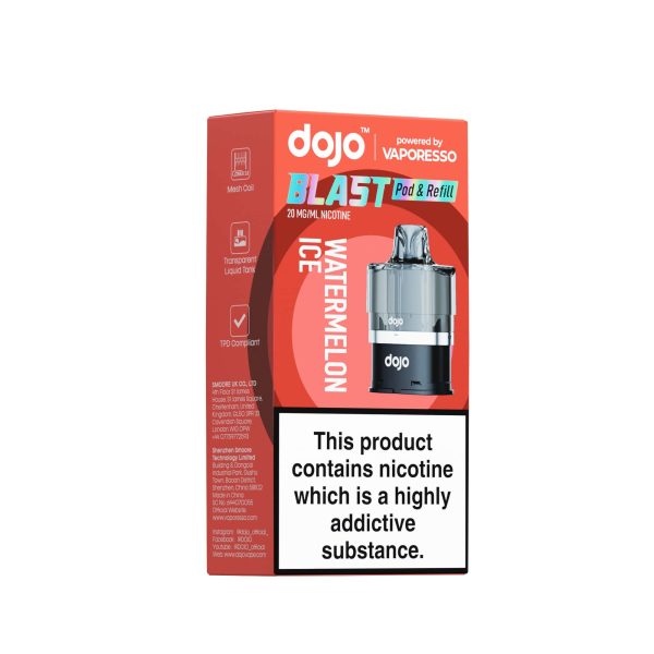 DOJO BLAST 6000 Pod & Refill (Powered by Vaporesso) [Watermelon Ice 20mg]