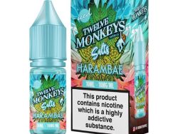 Twelve Monkeys: Ice Age - Nic Salt - Harambae Iced [10MG]