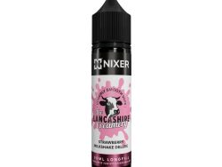 Nixer X The Lancashire Creamery - 30ml - Strawberry Milkshake Deluxe - Longfill
