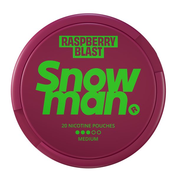 Snowman Nicotine Pouch [Raspberry Blast 09mg]