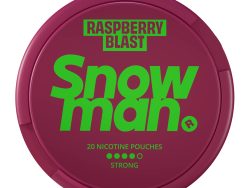 Snowman Nicotine Pouch [Raspberry Blast 12mg]
