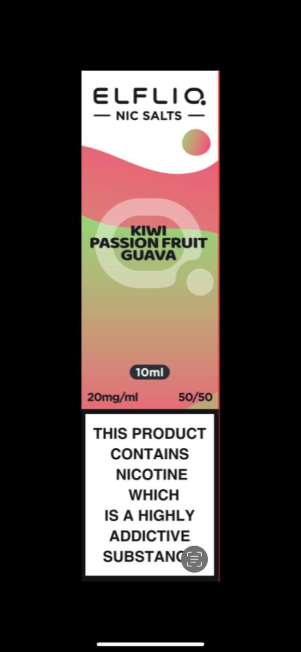 Elf Bar ELFLIQ - Nic Salt [Kiwi Passion Fruit Guava 20mg]