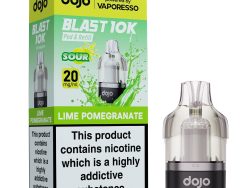 DOJO BLAST 10K Pod & Refill (Powered by Vaporesso) [Lime Pomegranate 20mg]