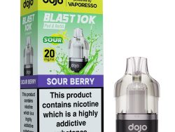 DOJO BLAST 10K Pod & Refill (Powered by Vaporesso) [Sour Berry 20mg]