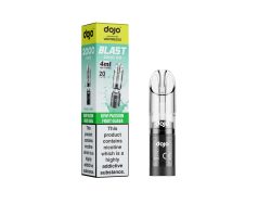 DOJO BLAST 2000 Go Transparent Pod & Refill (Powered by Vaporesso) [Kiwi Passionfruit Guava 20mg]
