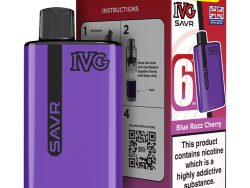 IVG Savr Pod Kit [Blue Razz Cherry 20mg]