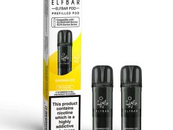 Elf Bar 600 Pre Filled Pod - 2 Pack [Banana Ice 20mg]