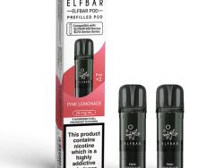 Elf Bar 600 Pre Filled Pod - 2 Pack [Pink Lemonade 20mg]
