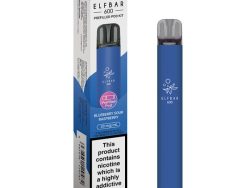 Elf Bar 600 Pre Filled Pod Kit [Blueberry Sour Raspberry 20mg]