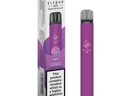 Elf Bar 600 Pre Filled Pod Kit [Grape 20mg]