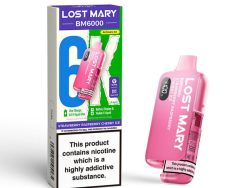 Lost Mary BM6000 Pre Filled Pod Kit [Strawberry Raspberry Cherry Ice 20mg]