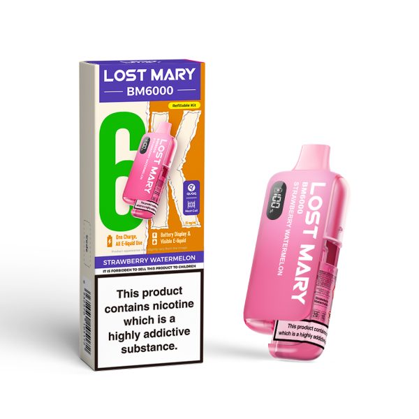 Lost Mary BM6000 Pre Filled Pod Kit [Strawberry Watermelon 20mg]