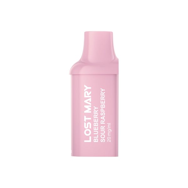 Lost Mary BM600 Pre Filled Pod - 2 Pack [Blueberry Sour Raspberry 20mg]