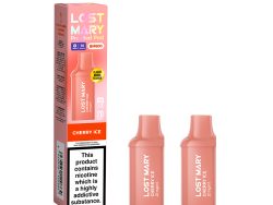 Lost Mary BM600 Pre Filled Pod - 2 Pack [Cherry Ice 20mg]